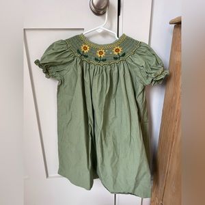 Little girls size 2 smocked dress